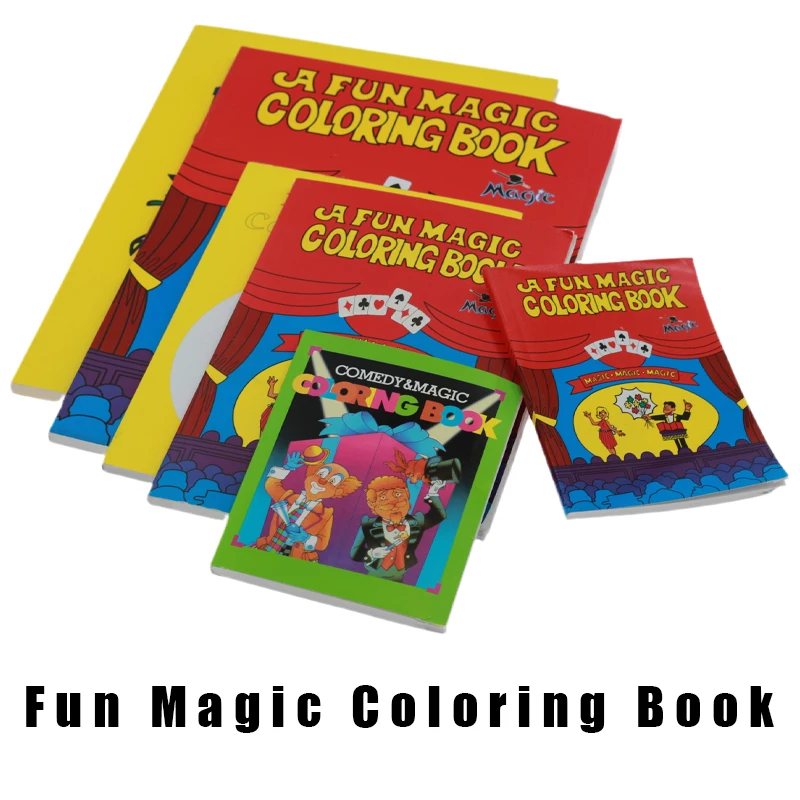 A Fun Magic Coloring Book Small/medium/large Size Magic Tricks Prop