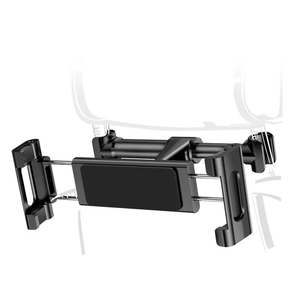 Кронштейн для планшета, Автомобильный подголовник, автомобильный держатель, вращение на 360 градусов, Легкое крепление, поддерживает большинство смартфонов