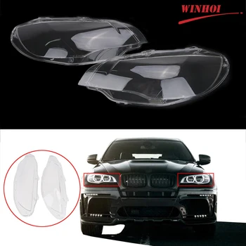

Headlamp Lens Car Headlight Cover for BMW X6 E71 2008-2013 Auto Headlight Lens Cover Replacement Clear Lens Auto Shell Cover