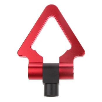 

Red Racing Sporty Style Front Bumper Screw Pull Tow Hook For EURO Cars
