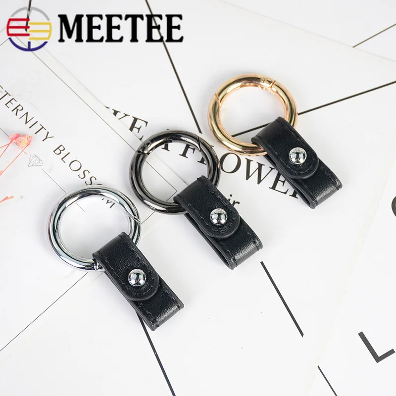 Meetee 3 шт. 37*20 мм модное металлическое кольцо для ключей подарочное автомобильное