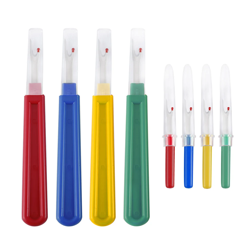 

2020 New 8pcs/set Thread Cutter Seam Ripper Stitch Unpicker Sewing Plastic Handle Craft Tools Accessories 4 Large 4 Small