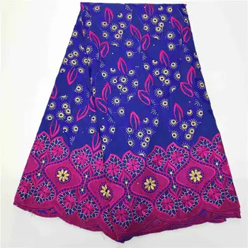 

5 yardas African Lace Fabric, Swiss Voile, Cotton Embroidery Lace Fabrics, Sewing Supplies! TL30917