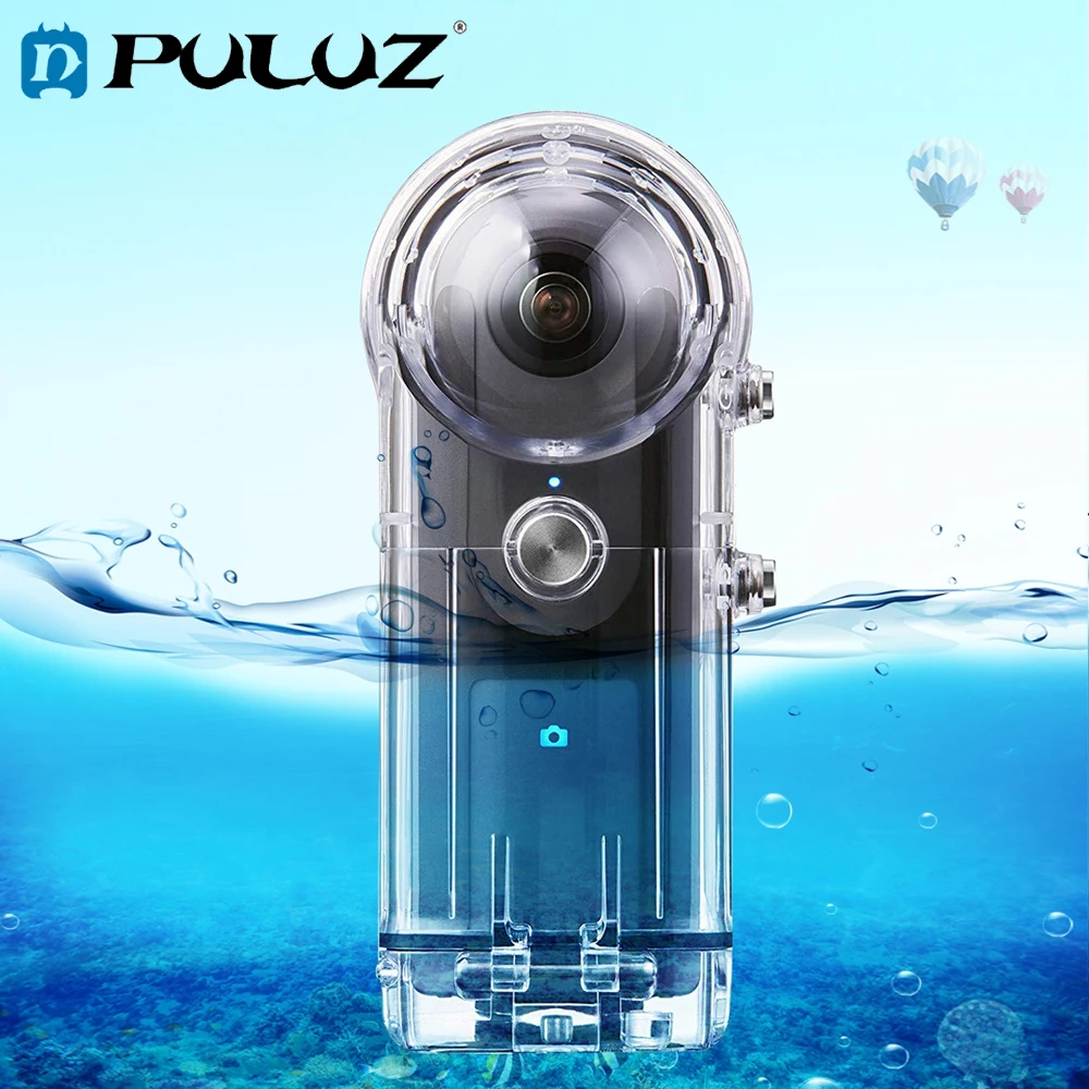 PULUZ 30 м водонепроницаемый чехол для RICOH Theta V/Theta S& SC360 360 градусов камеры Аксессуары Корпус чехол Дайвинг защитная оболочка