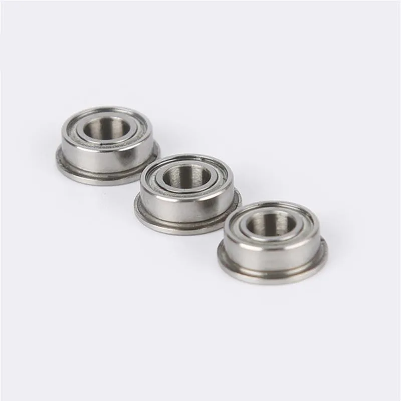 50/100/500pcs MF105ZZ 5*10*4mm LF1050ZZ flange deep groove ball bearing 5x10x4mm MF105Z Flanged bearing