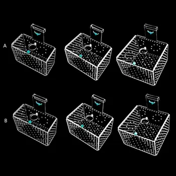 

Aquarium Incubator Fish Breeding Isolation Box Baby Fish Hatchery Rooms Incubator Reptile Cage with Hook