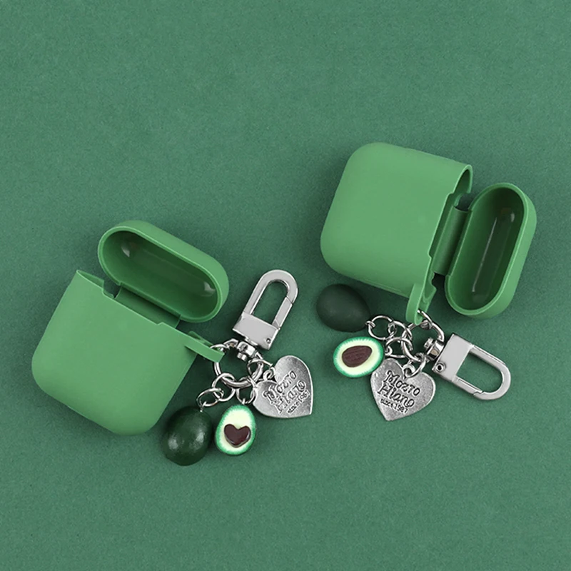 Горячий чехол с принтом авокадо для гарнитура для AirPods чехол Bluetooth беспроводной защитный чехол для Apple AirPods чехол зарядная коробка