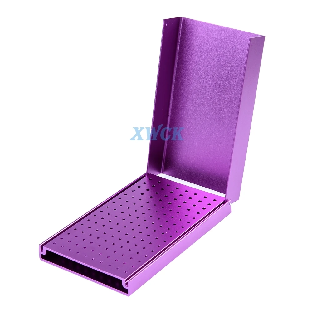1Pcs Dental 152 Holes High/Low speed box Dental Burs cleaning stand Autoclave Sterilizer Case Burs For Dental Tools