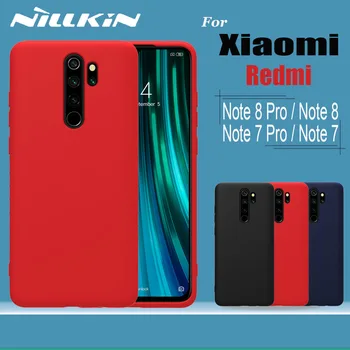 

for Xiaomi Redmi Note 8 Note8 Pro Case Nillkin Flex Soft Rubber Wrapped TPU Silicone Full Cover Bag Cases on Redmi Note 7s 7 Pro