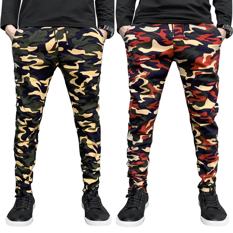 

Large Size Pants Cool Color Camouflage MEN'S Casual Pants Large Size Long Pants Men's 1608-1