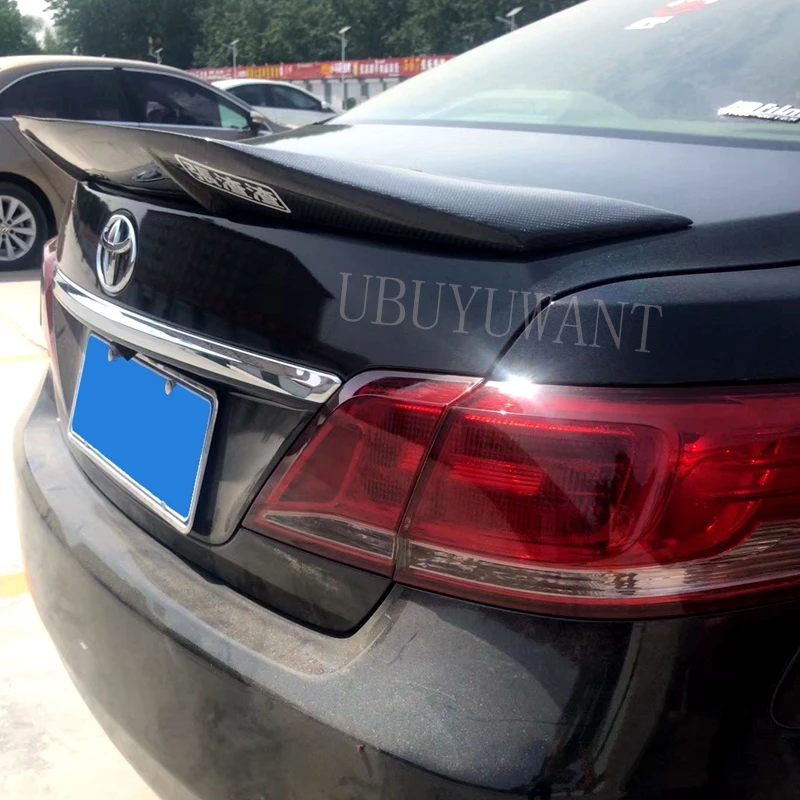 Подходит для Toyota Camry 2006-2012 ABS/углеродное волокно внешний задний спойлер задний багажник загрузки крыло украшение автомобиля Стайлинг