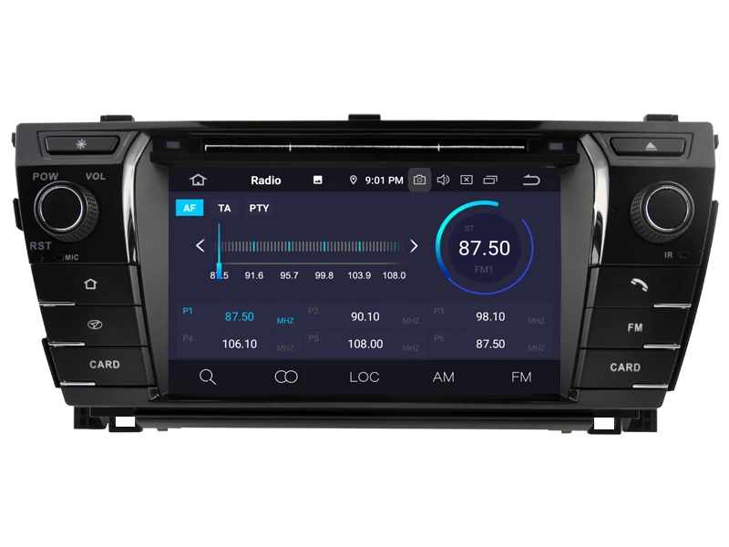 Cheap AVGOTOP Android 9.0 4GB+64GB CAR DVD PLAYER for TOYOTA COROLLA 2014  IPS HD Screen NAVIGATION 8