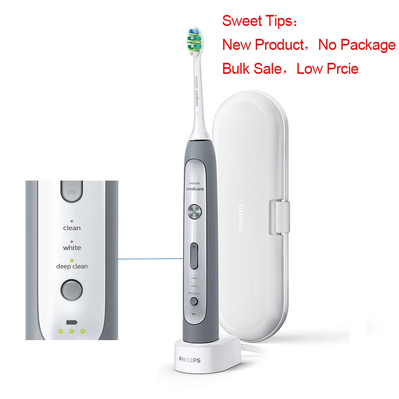 100% оригинальная Philips Sonicare FlexCare Platinum Sonic электрическая зубная щетка HX9112/12 новая