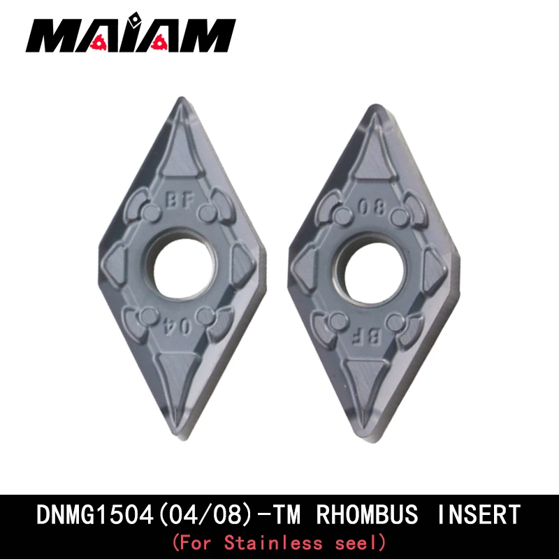 

DNMG Rhombus turning tool DNMG1504 DNMG150404 DNMG150408 BF insert MDJNR2525M15 carbide turning tool insert for stainless steel