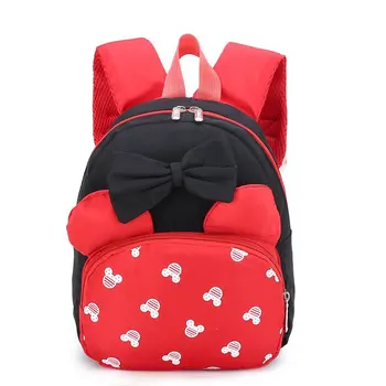 

New Children school bag Kindergarten kids Mickey&Minnie backpack cute baby child bag 3-6 years old cartoon girl small backpack