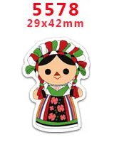 30 шт мультяшный персонаж плоское украшение из смолы PR 3075 - Цвет: 5578