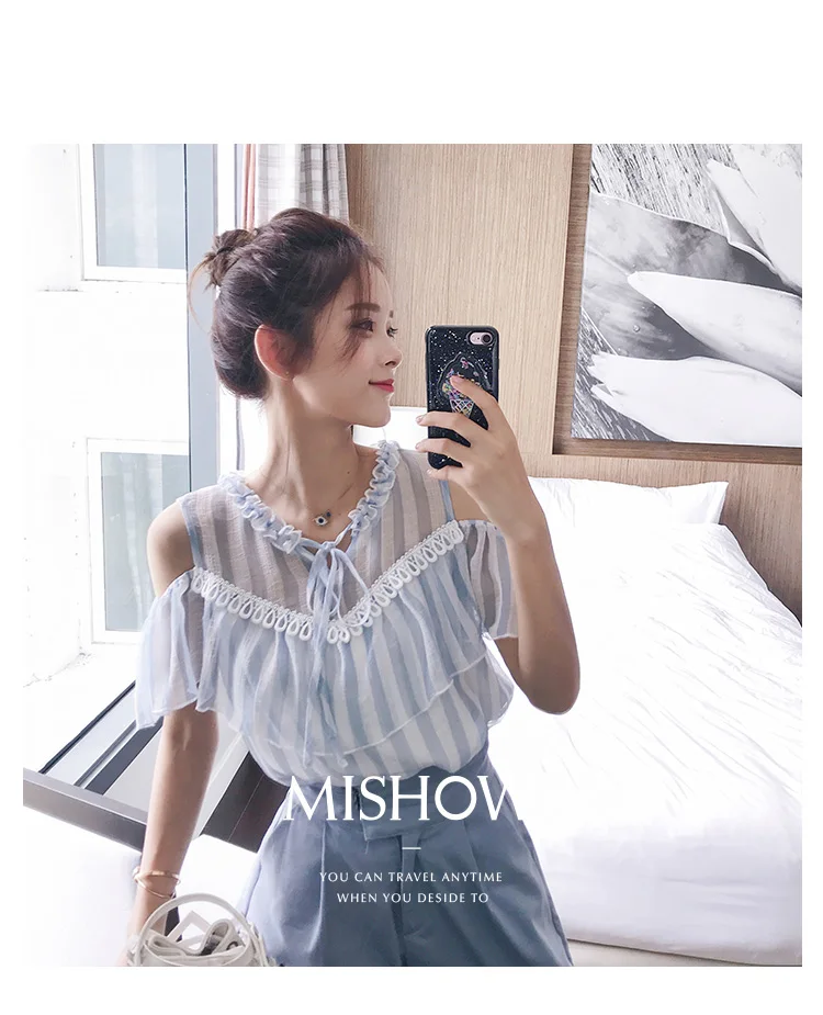 Mishow/женские летние шорты для отдыха, новинка, высокая талия, уплотненные, для девушек, студенток, широкие, нижняя часть, шорты MX18B2441