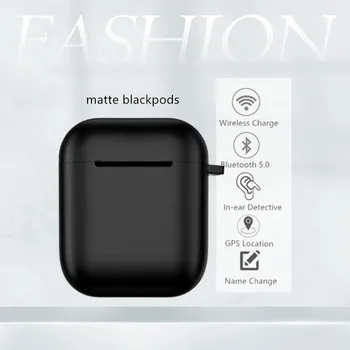 

Matte blackpods 2 TWS Earbuds Bluetooth Earphones Wireless Headset Sport headphone with super bass AI control VIP drop shipping