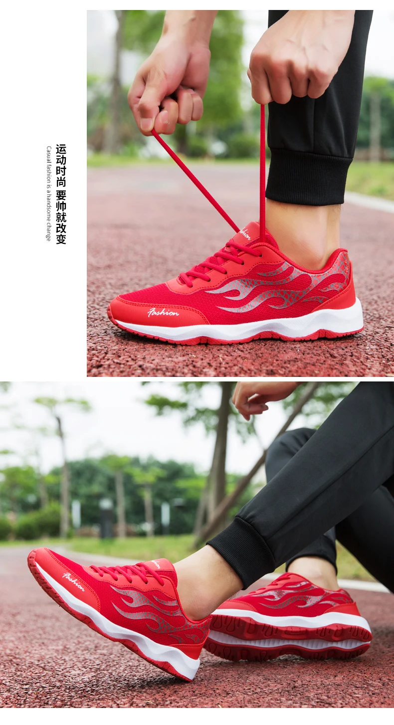 FZNYL; модная повседневная мужская спортивная обувь; сетчатая дышащая обувь для бега; удобные беговые кроссовки на шнуровке; большие размеры 38-45
