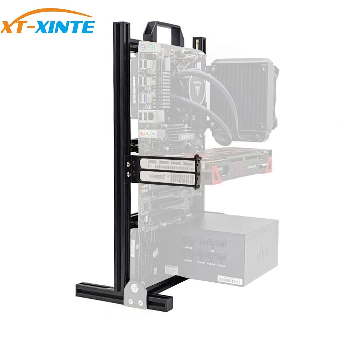 Mini Itx Matx Atx Pc Test Bench Handle Carrying Computer Water Cooling Open Frame Overclock Air Case Htpc Support Graphics Card Pc Hardware Cables Adapters Aliexpress
