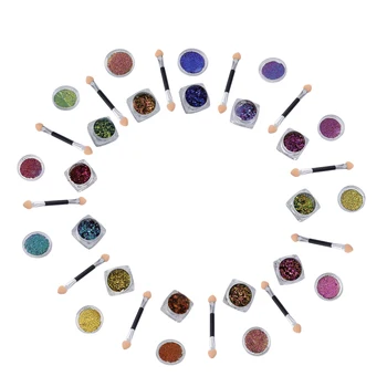 

12pcs/lot Nail Decoration Manicure Optical Chameleon Flash Powder Gorgeous Nail Art Sequins Shinning Chameleon For Women