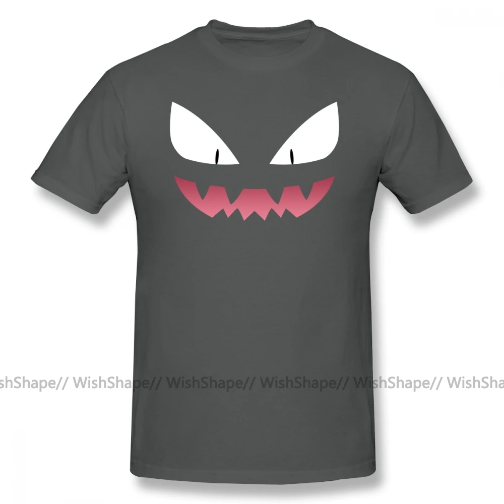 Футболка с принтом «Pokemon Haunter U002F Ghost», футболка с короткими рукавами и мультяшным принтом, Мужская хлопковая футболка, забавные повседневные футболки из хлопка