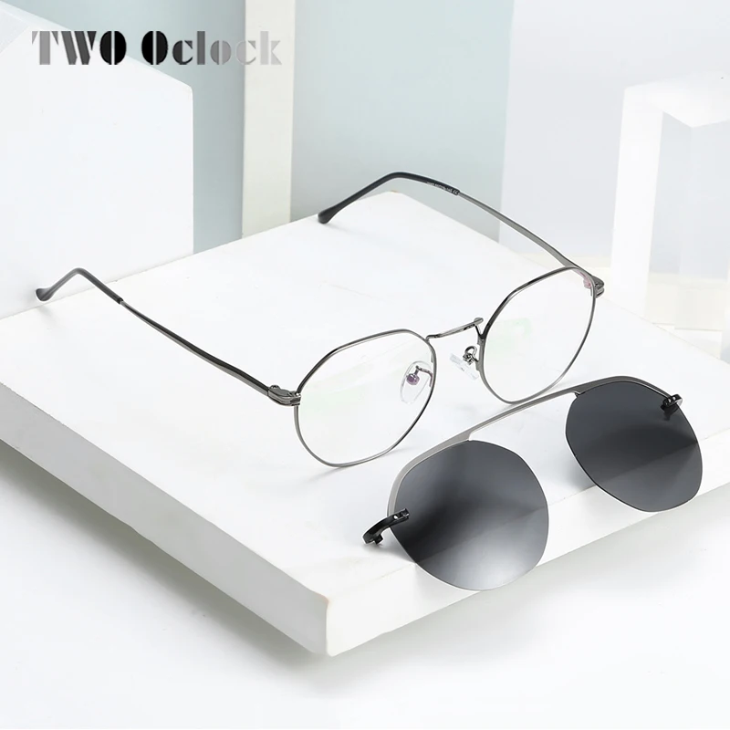 Tony Stark, женские очки с зажимом, 2 в 1, солнцезащитные очки с зажимом, полярная оптика, оптическая оправа для очков, 0 градусов, D067