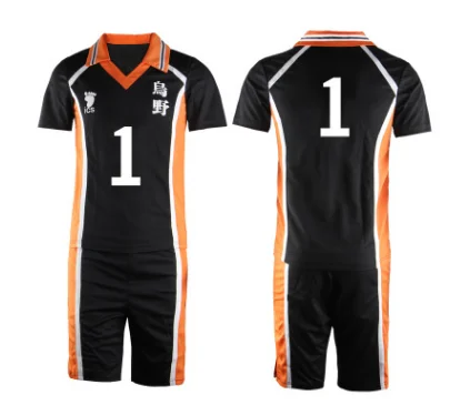 Аниме Haikyuu Косплей Костюм Karasuno старшая школа волейбол клуб Хината Syouyou Kageyama Tobio