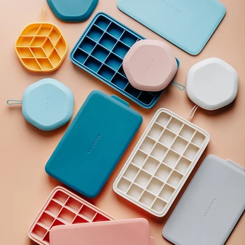 

New Creative Kitchen Summer Hexagonal DIY Silicone Ice Tray Juice Ice Cream Cold Drink Refrigerated Ice Cube Making Mold Tools