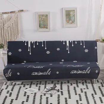 

SJL 44 Sofa Cover Without Armrest Folding Sofa Bed Cover All-Inclusive Couch Cover Big Elastic Slipcover Sofa Protector Cover