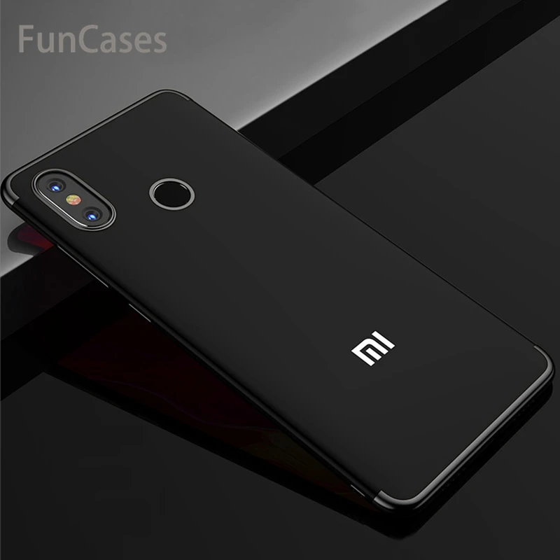 Black Мягкий чехол из ТПУ с покрытием для Redmi Note7 Note 6Pro 6A 6, прозрачный чехол на заднюю панель для Redmi Note5 Pro Note 5A Pro S2, чехол, чехол - Цвет: Black