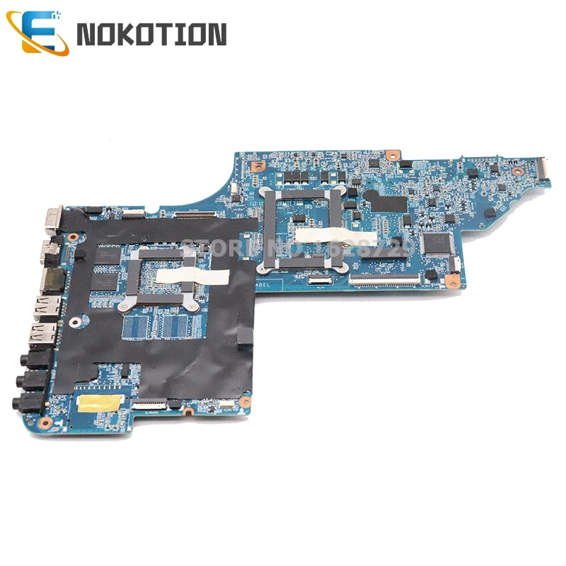 NOKOTION 665987-001 для hp павильон DV7-6000 серийная материнская плата для ноутбука HM65 DDR3 HD7400M gpu полный тест