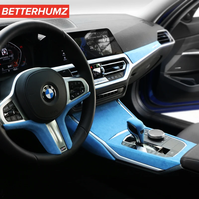 Чехол для рычага переключения передач алькантары BMW G20 G28 325li 325i 3 серии 2020