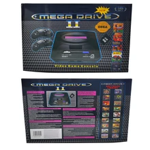Nouveauté couleur noire Version PAL EU Plug Consoles de jeux adapté pour Sega MD2 MD 2 TV Console de jeu vidéo carte classique 16 bits garçon