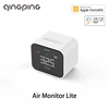 Qingping moniteur d'air Lite CO2 PM2.5 PM10 température détecteur de mi dité opération tactile travail pour Mi home App HomeKit Rechargeable ► Photo 1/6