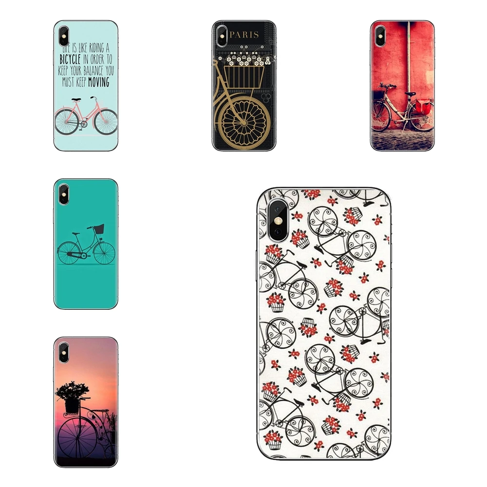 Soft Transparent Shell Covers Love Bike Bicycles quotes For Samsung Galaxy A3 A5 A7 A9 A8 Star A6 Plus 2018 2015 2016 2017 |