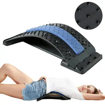 

Back Massager Stretcher Equipment Massage Tools Massageador Magic Stretch Fitness Lumbar Support Relaxation Spine Pain Relief