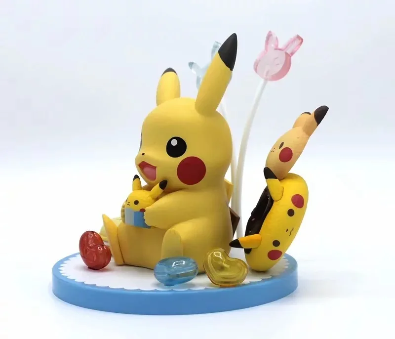 Takara Tomy 15 см японское аниме Pikachu Pokemon экшн фигурки модели игрушки детские