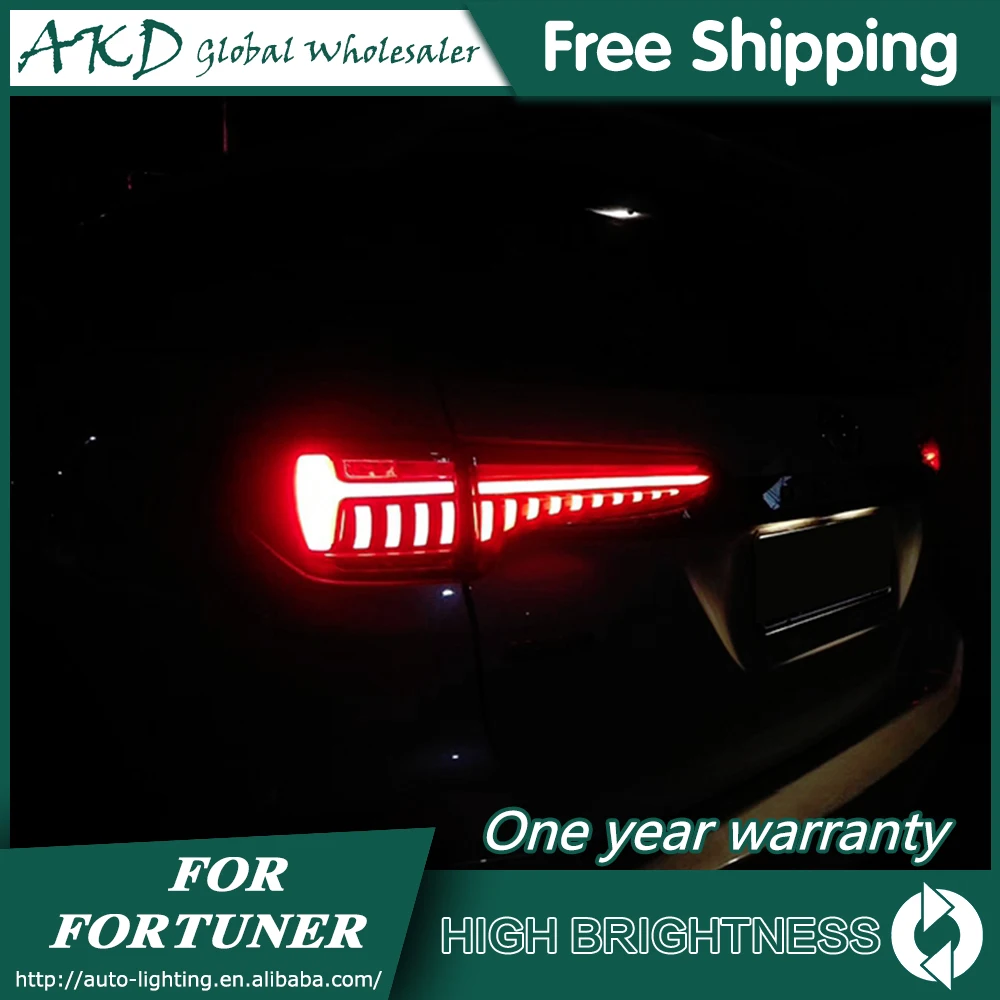 Задний фонарь для Toyota Fortuner- Audi-дизайн задние фонари светодиодные противотуманные фары DRL дневные ходовые огни тюнинг автомобильные аксессуары