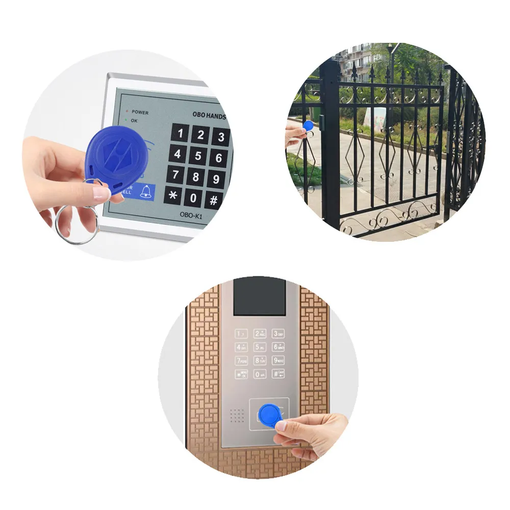 10 шт./партия TK4100 rfid карта брелка ID брелок для ключей забавное кольцо считыватель смарт-карт 125 кГц близость Токен доступа дубликат