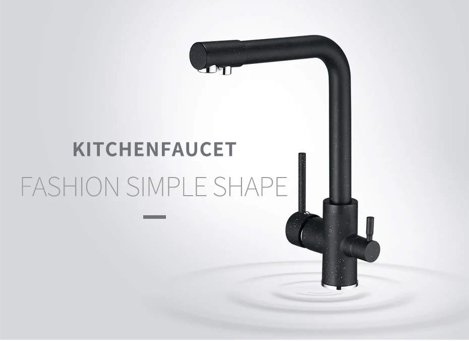 Filter Kitchen Faucets Deck Mounted Mixer Tap 360 Rotation with Water Purification Features Mixer Tap Crane For Kitchen N22-072