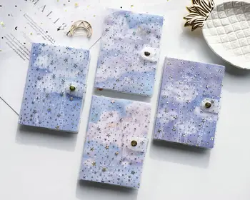 

"Shining Stars" Rubber Soft Cover Journal Diary Cute Notebook Notepad Girls Planner Stationery Gift