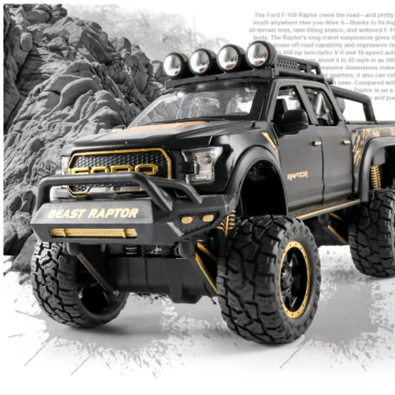 Коллекция 1:24 Масштаб Литой Сплав F150 внедорожная модель автомобиля SUV