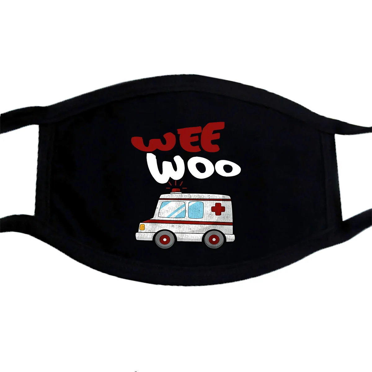 Wee Woo скорая Amr Смешные Ems Emt унисекс черная маска Xs3Xl pm2.5 | Аксессуары для одежды
