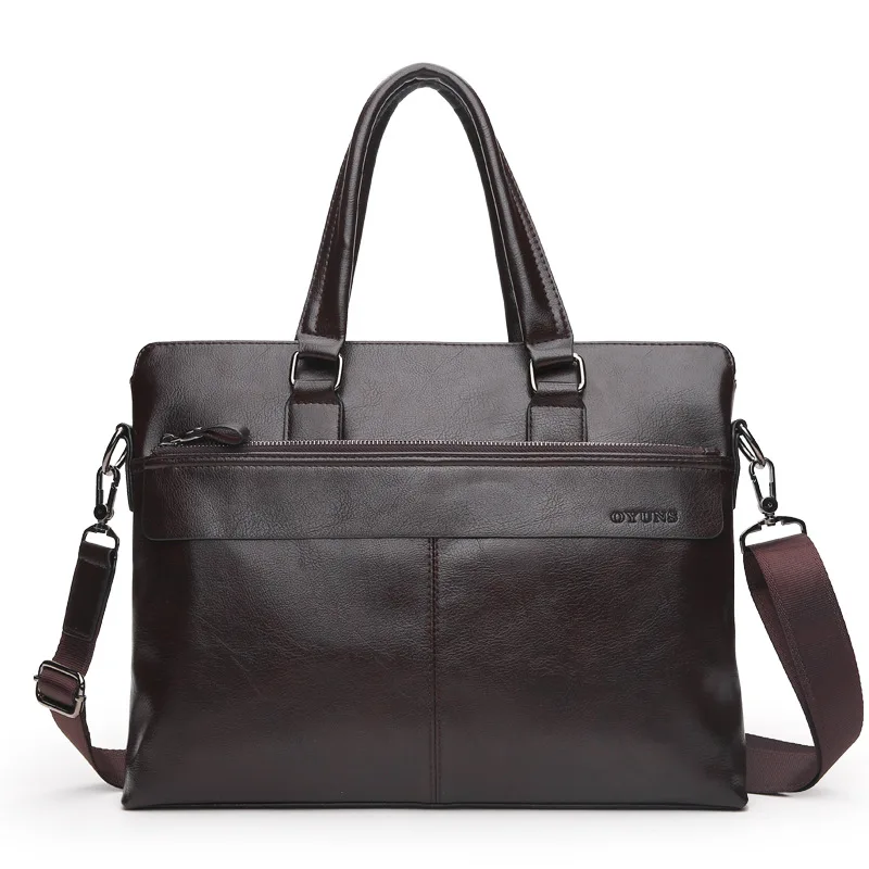 

2017 New Style Men's Bag PU Leather Men Business Briefcase Large-Volume Crossbody Bag Handbag