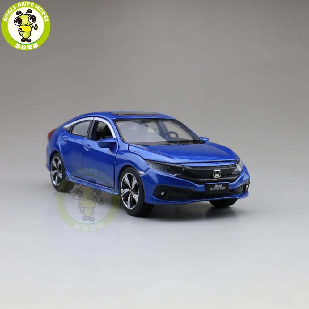 1/32 Jackiekim CIVIC литая под давлением Металлическая Модель автомобиля игрушки Дети Звук освещение подарки