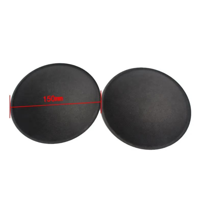 2PCS130MM150MMGreyBlackAudioSpeakerDustCapHardPaperDust