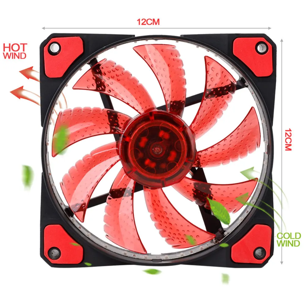 Светодиодная подсветка для вентилятора охлаждения компьютера 120