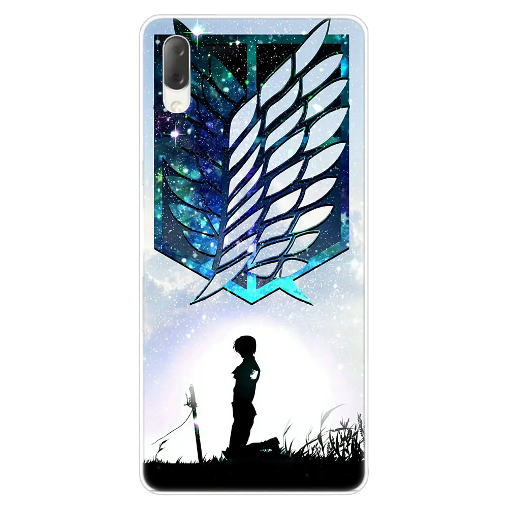 Аниме; обувь для косплея по аниме «атака на Титанов» жесткий чехол для Sony Xperia L1 L2 L3 X XA XA1 XA2 XA3 ультра 10 плюс E5 XZ XZ1 XZ2 компактный XZ3 XZ5 2 20 крышка - Цвет: 007
