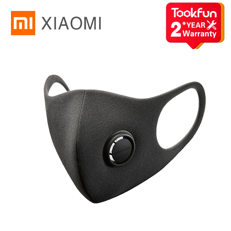 Оригинальная маска Xiaomi smartmi PM2.5 вентиляционный клапан защита от тумана